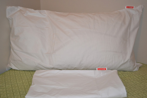 AllerEase 100% Breathable Cotton Pillow Protector for Sleeping, Standard 26