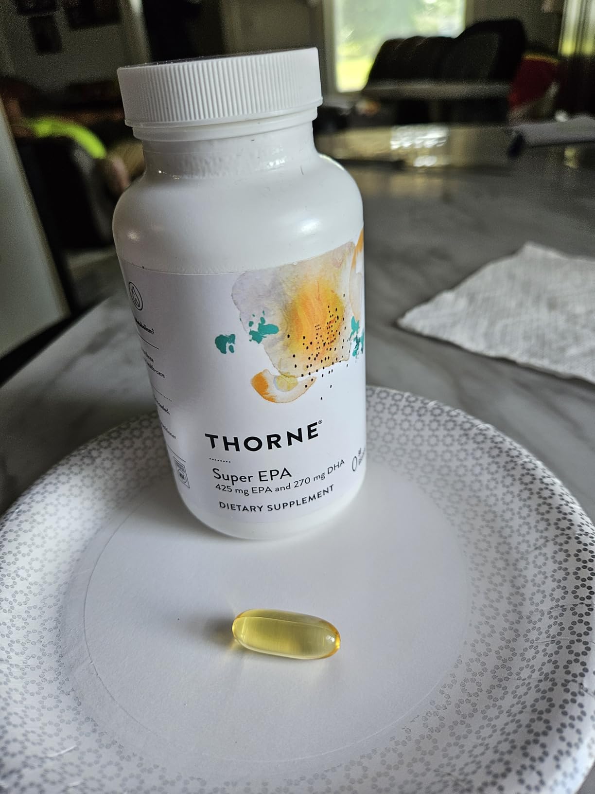 THORNE Super EPA, Omega-3 Fish Oil Supplement with EPA & DHA, 90 Softgels | Supports Brain, Joint & Heart Health, Promotes Healthy Skin, EPA & DHA from Sustainably Sourced Fish, NSF Contents Certified customer photo 2
