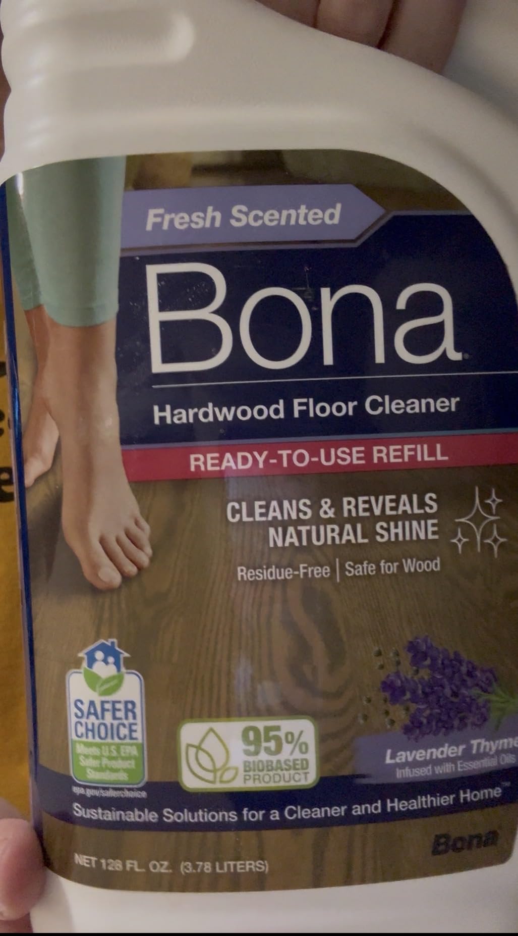 Bona Hardwood Floor Cleaner Spray - 32 fl oz - Residue-Free Floor Cleaning Solution for Wood Floors customer photo 1