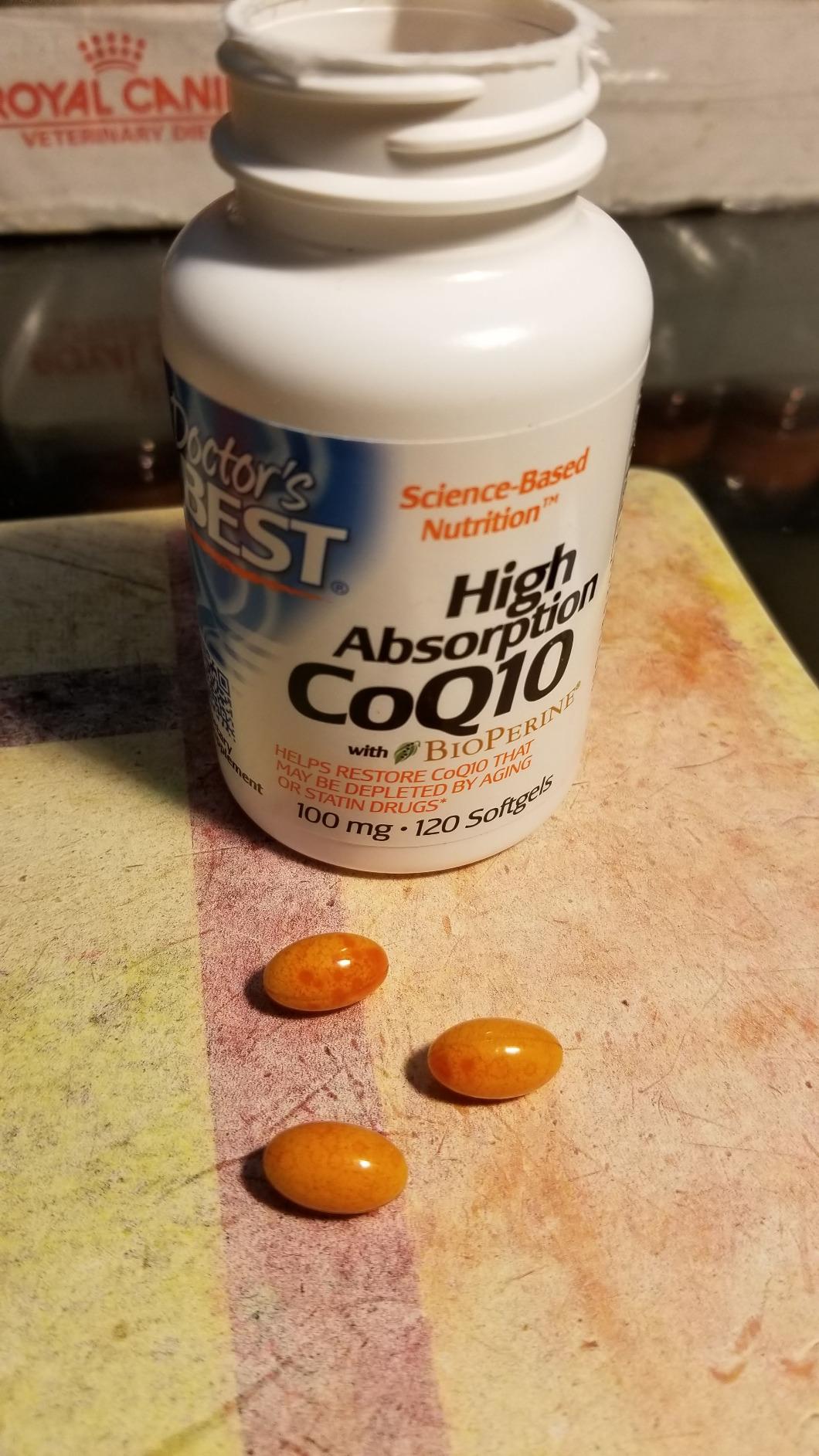 Doctor's Best High Absorption CoQ10 with BioPerine Supplement, 120 Softgels, 100mg customer photo 2