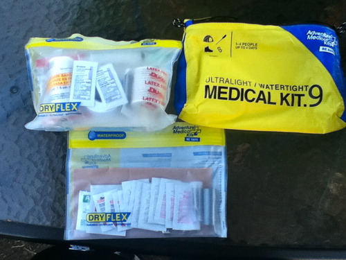 Adventure Medical Kits Ultralight/Watertight Medical Kit .9, (4 Person) | Features Waterproof DryFlex Inner Bag with Bandages, Gauze & Medications for Wound Care, Plus Moleskin for Blister Relief customer photo 1