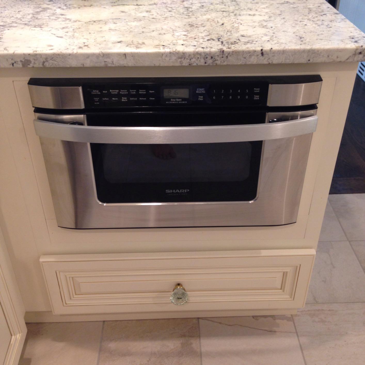 Sharp KB6524PSY 24 in. 1.2 cu. ft. Built-In Microwave Drawer Oven customer photo 1
