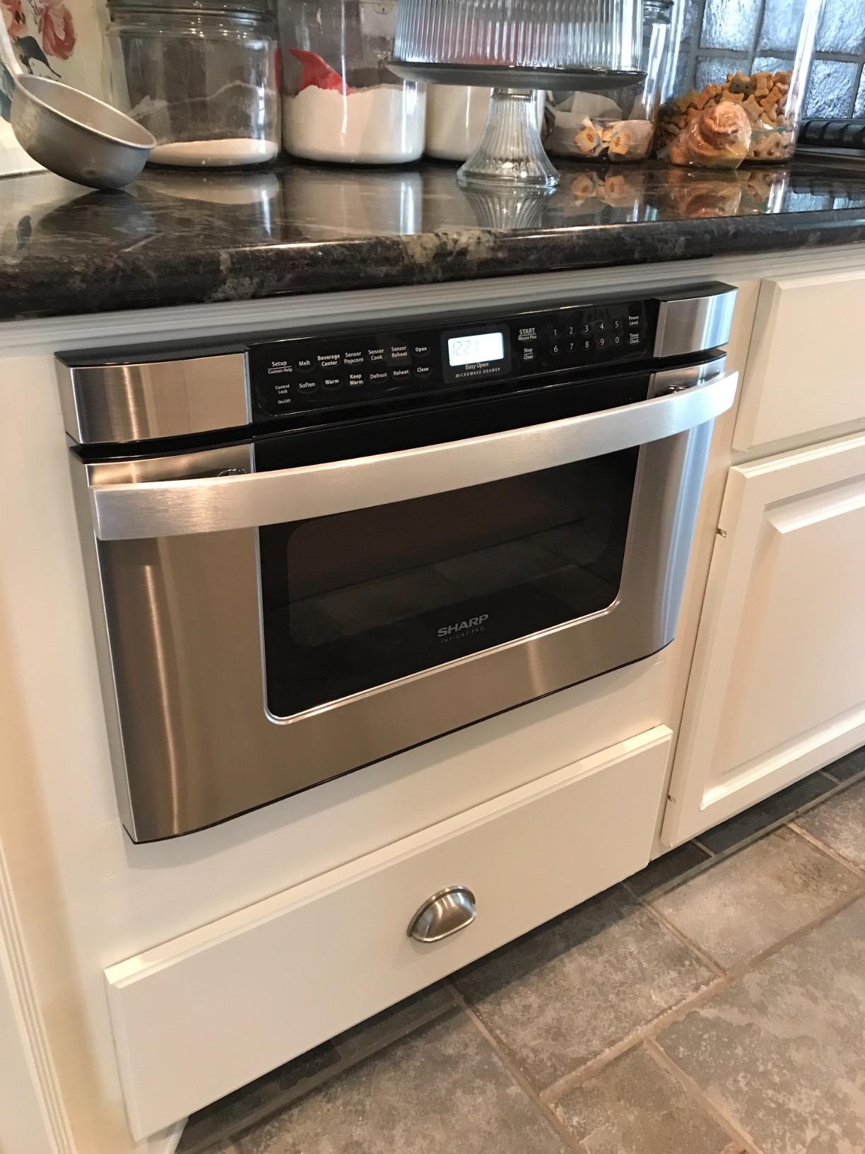 Sharp KB6524PSY 24 in. 1.2 cu. ft. Built-In Microwave Drawer Oven customer photo 2