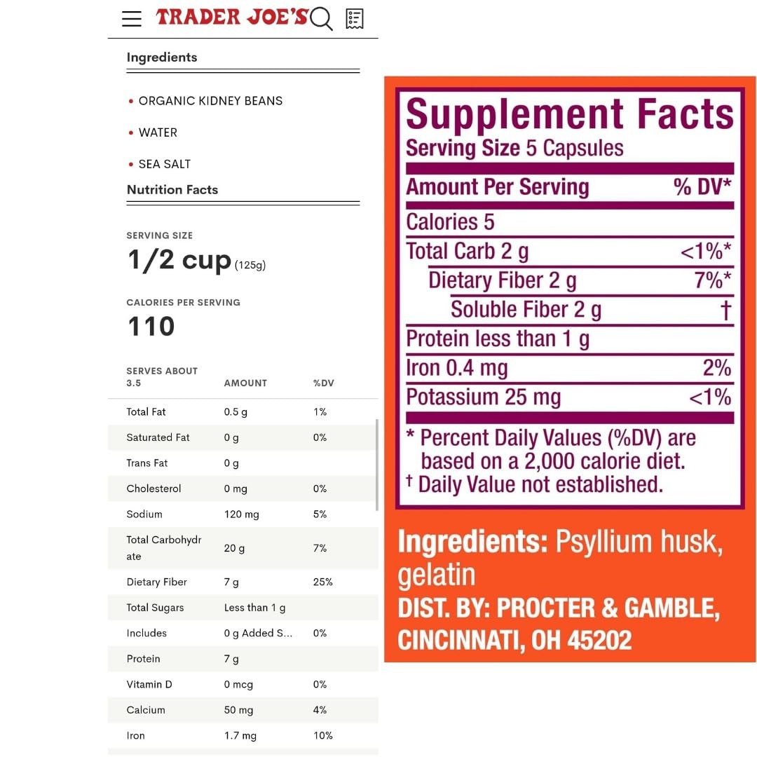 Metamucil, Psyllium Husk GLP-1 Friendly Fiber Capsules, 300 Capsules, 3-in-1 Fiber Supplement, Daily Psyllium Husk Fiber Capsules Help Support Digestive Health by Promoting Regularity* customer photo 2