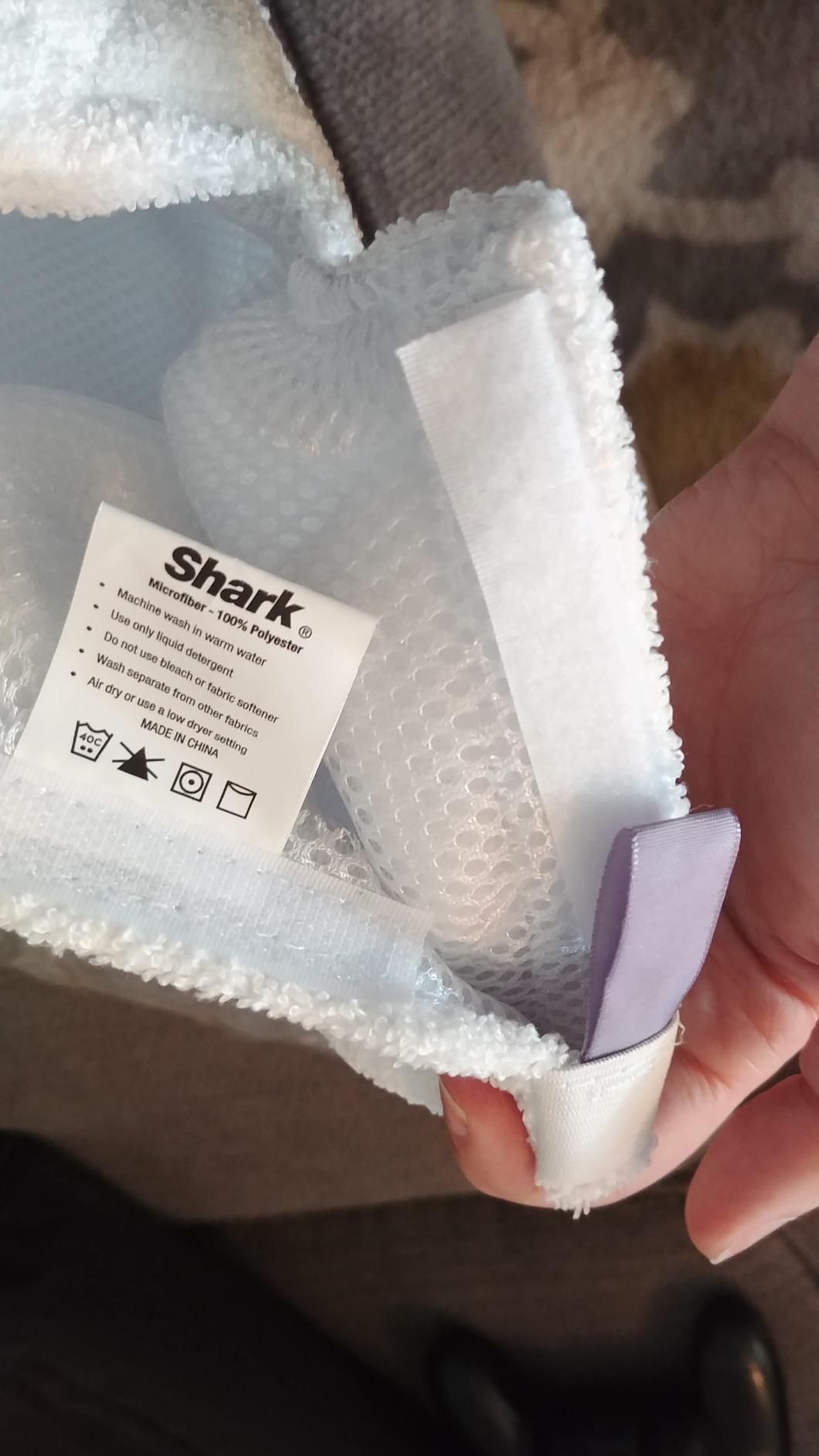 Shark Steam Pocket Mop with 2 Washable Double-sided Pads, Purple, S3501 | Lightweight, 2 Machine Washable Double-Sided Microfiber Pads, Swivel Steering, Steam Sanitization on Sealed Hard Floors customer photo 2
