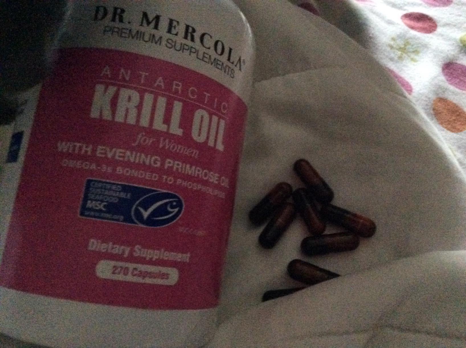 Dr. Mercola Krill Oil for Women, 2 mg Astaxanthin, 90 Capsules | MSC Certified Sustainable, Supports Brain, Skin, and Immune Systems, With Omega-3s, Non-GMO, Gluten-Free, and Soy-Free customer photo 1