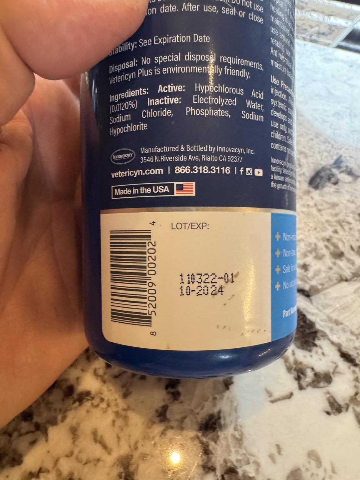 Vetericyn Plus Horse Wound Care Spray | Equine Healing Aid and Skin Repair, Clean Wounds, Relieve Itchy Skin. 16 ounces customer photo 1