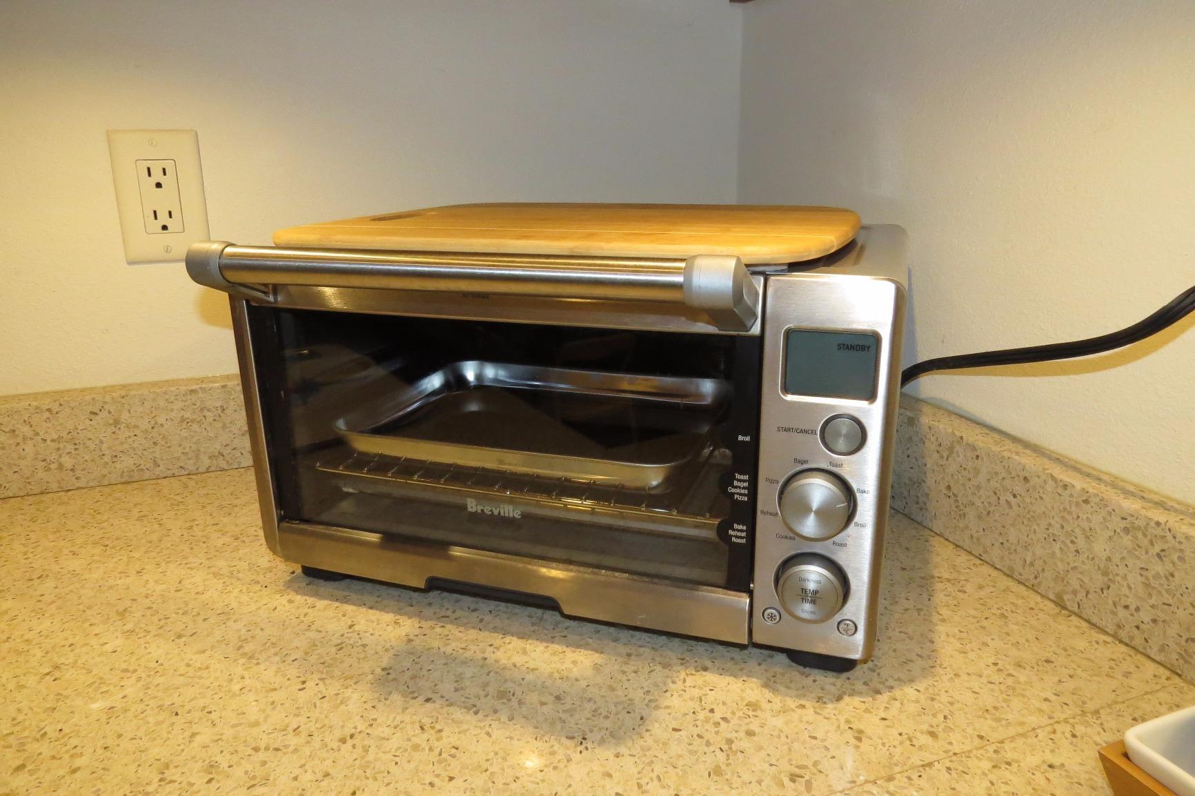 Breville BOV650XL Compact Smart Oven, Brushed Stainless Steel | Evenly bake, toast, broil and more with this versatile small countertop oven and toaster offering 8 cooking functions customer photo 1