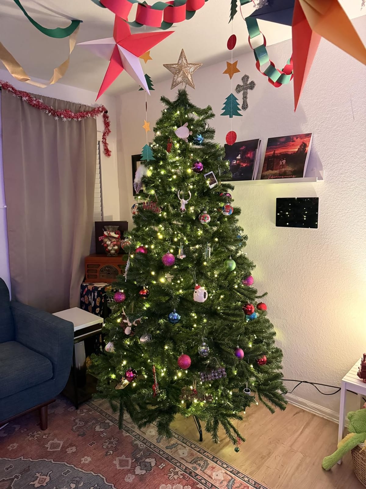 National Tree Company 7.5ft Unlit North Valley Spruce Christmas Tree customer photo 2