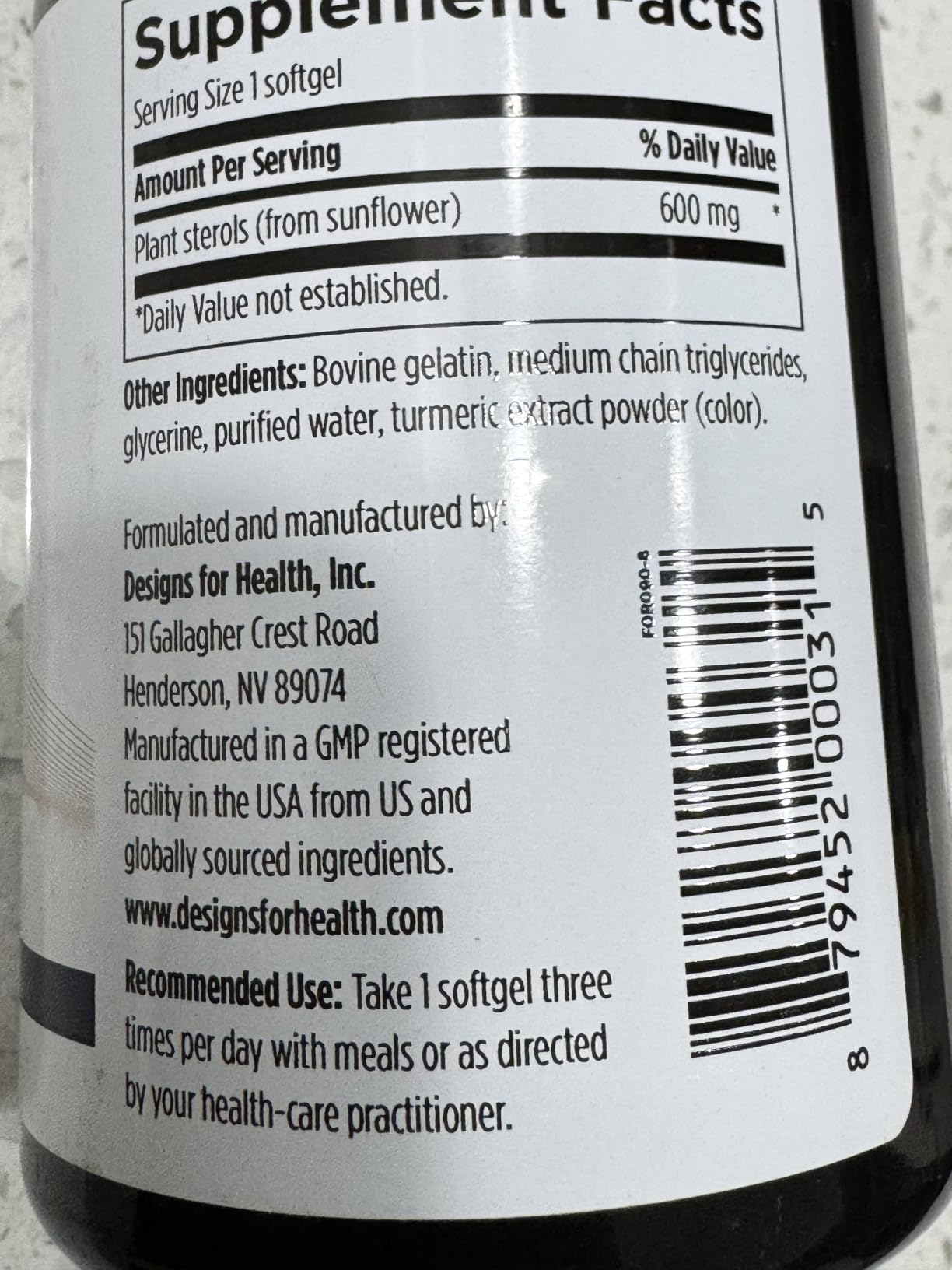 Designs for Health Plant Sterols and Stanols - Foresterol Stanol Sterol Supplement with Beta-Sitosterol from Coniferous Pine - Designed to Help Maintain Healthy Cholesterol Levels (90 Softgels) customer photo 1
