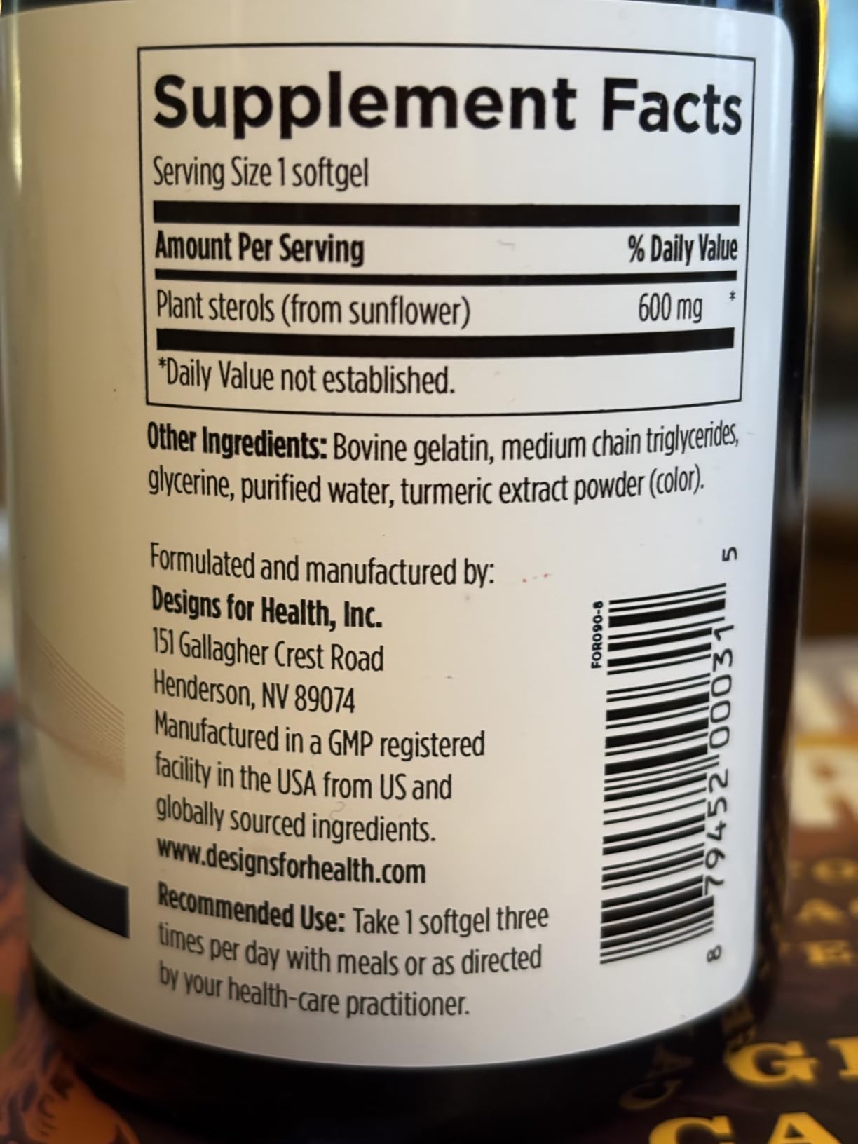 Designs for Health Plant Sterols and Stanols - Foresterol Stanol Sterol Supplement with Beta-Sitosterol from Coniferous Pine - Designed to Help Maintain Healthy Cholesterol Levels (90 Softgels) customer photo 2
