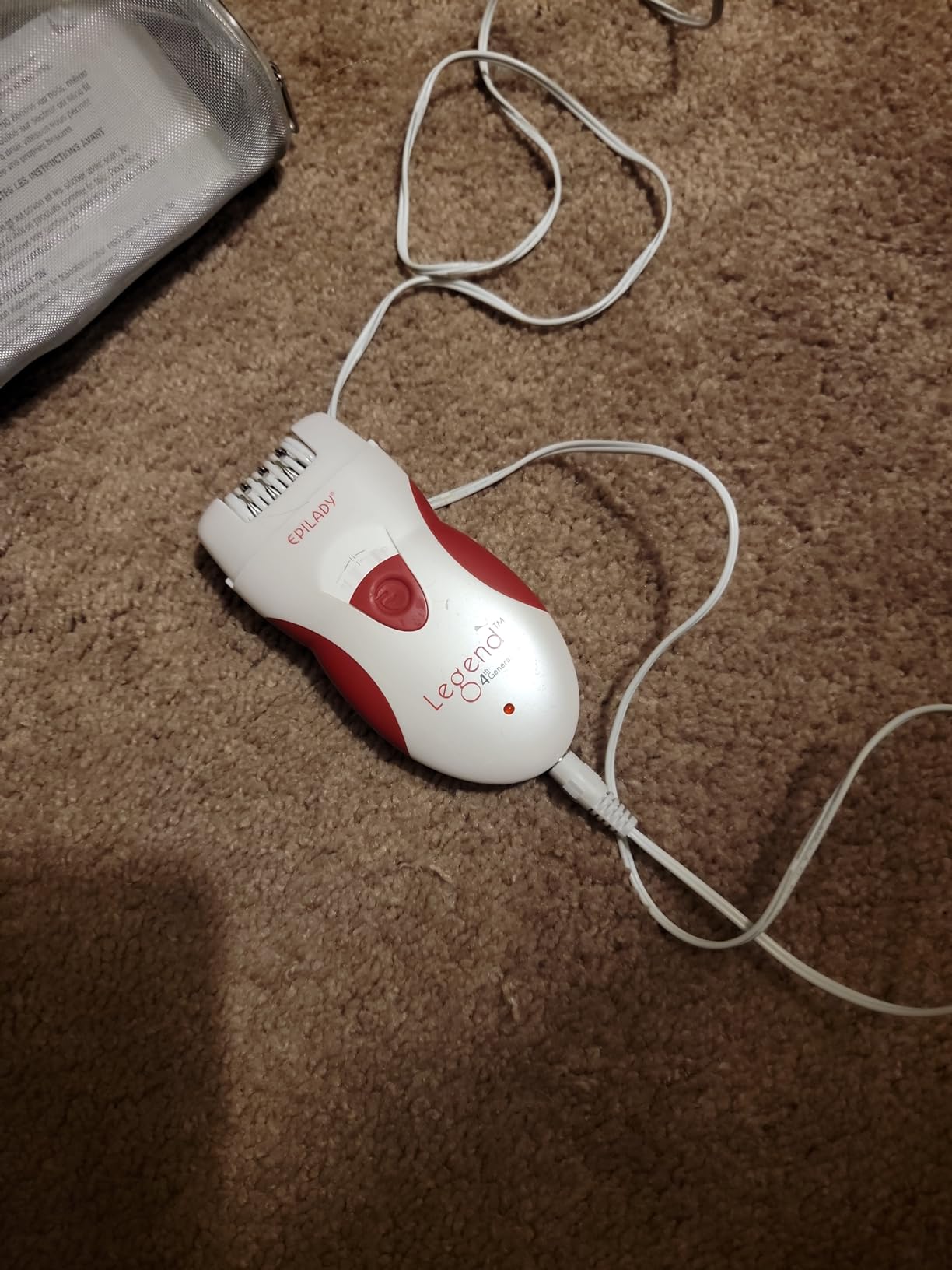 Epilady Legend 4 | Cordless Epilator Hair Removal Device for Women, 2 Speed Bikini Trimmer, Electric Shaver for Women, Rechargeable Body Hair Remover | Up to 6 Weeks of Smooth Skin, Cordless Rechargeable, Runs While Charging, Face & Leg Hair Removal, 80 Degree Angle Guide customer photo 2