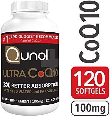 Qunol Ultra CoQ10 100mg, 3X Better Absorption, Antioxidant, 120 Softgels | #1 Cardiologist Recommended Supplement for Heart Health, Coenzyme Q10 Supplement to support Vascular Health & Cellular Energy customer photo 1