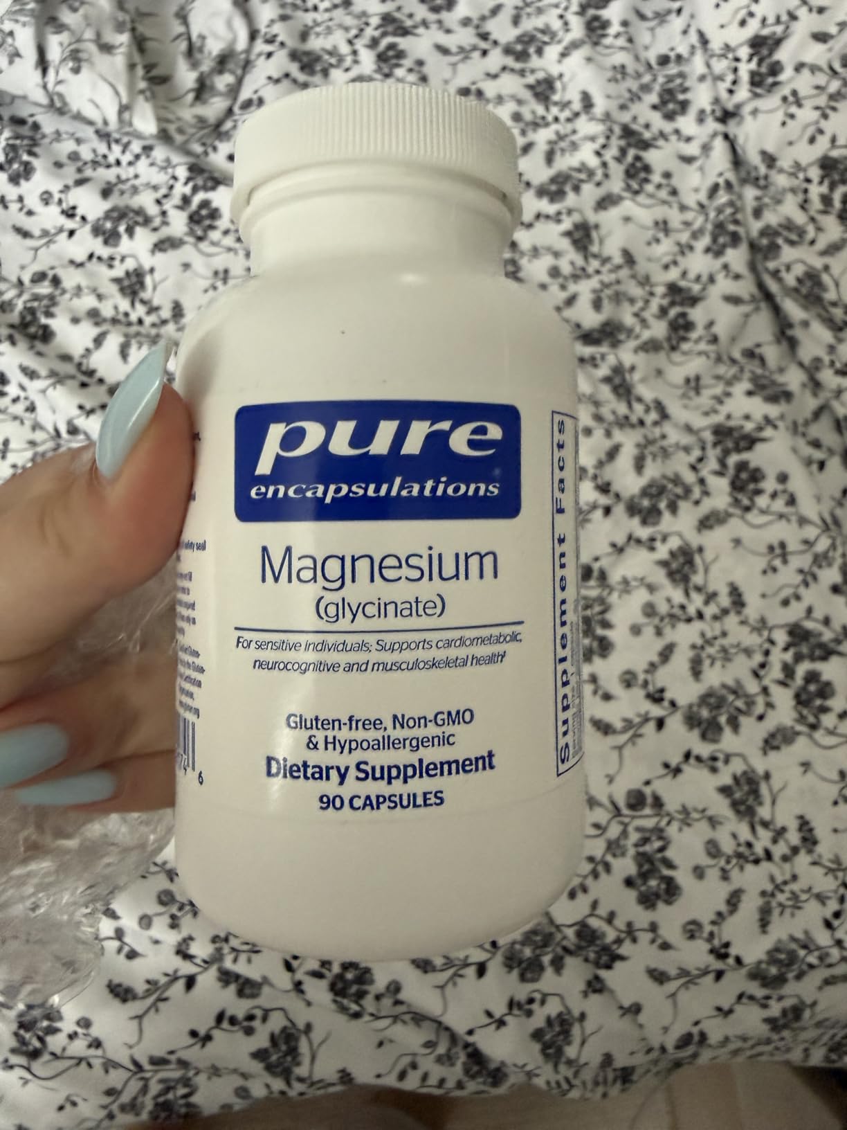 Pure Encapsulations Magnesium (Glycinate), 180 Capsules | Supplement to Support Stress Relief, Sleep, Heart Health, Nerves, Muscles, and Metabolism*, with Magnesium Glycinate customer photo 1