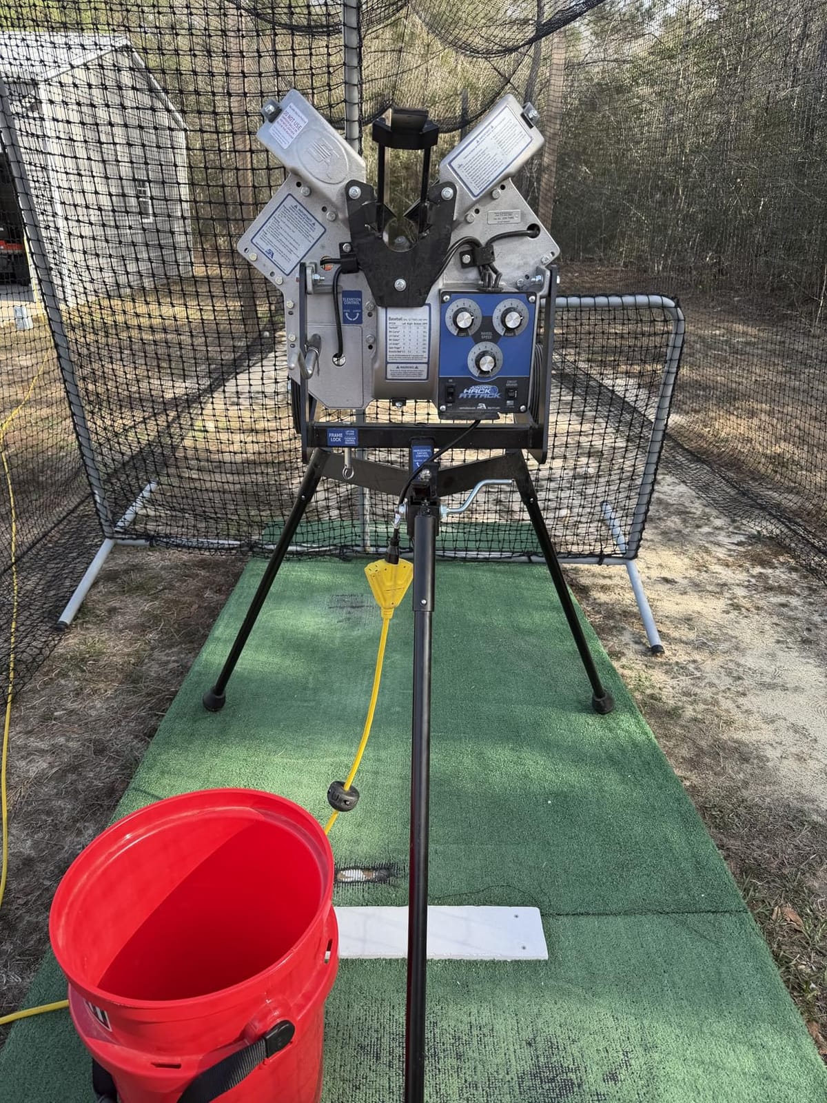Junior Hack Attack Baseball Pitching Machine by Sports Attack customer photo 2