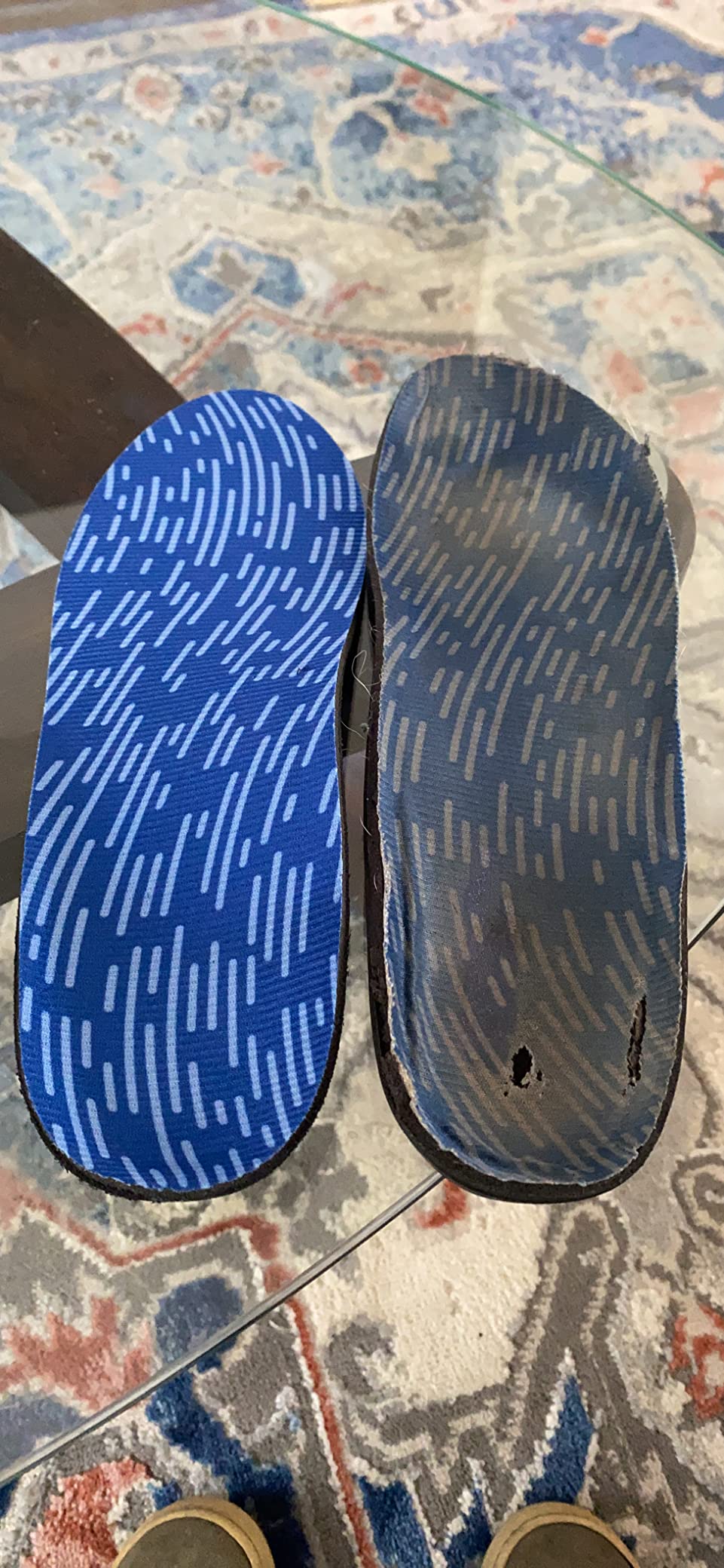 PowerStep Pinnacle Maxx Orthotic Insoles, Maximum Stability & Comfort, Firm & Flexible Angled Heel, Flat Feet & Overpronation, Heavy Duty Shoe Inserts for Men & Women, Made in USA customer photo 1