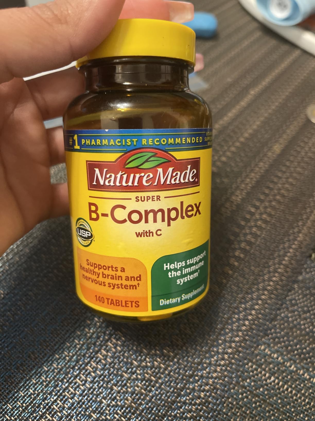 Nature Made Super B Complex with Vitamin C & Folic Acid, 140 Tablets customer photo 1