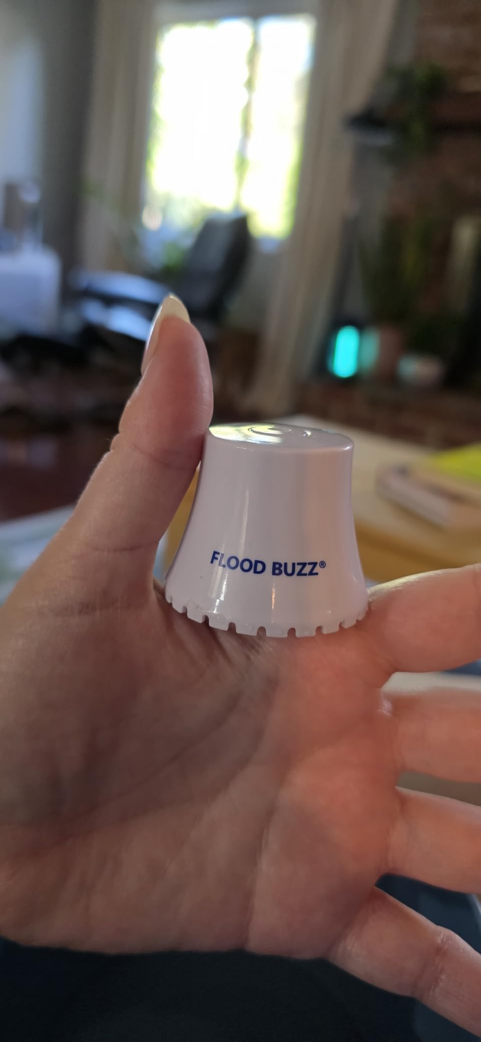 Flood Buzz Small Water Leak Detectors for Homes & Businesses - 6-Pack | No Setup Required - Patented Design - Use Under Sink, Toilet, Basement, RV, Water Heater, Dishwasher - Reusable Alarm customer photo 2