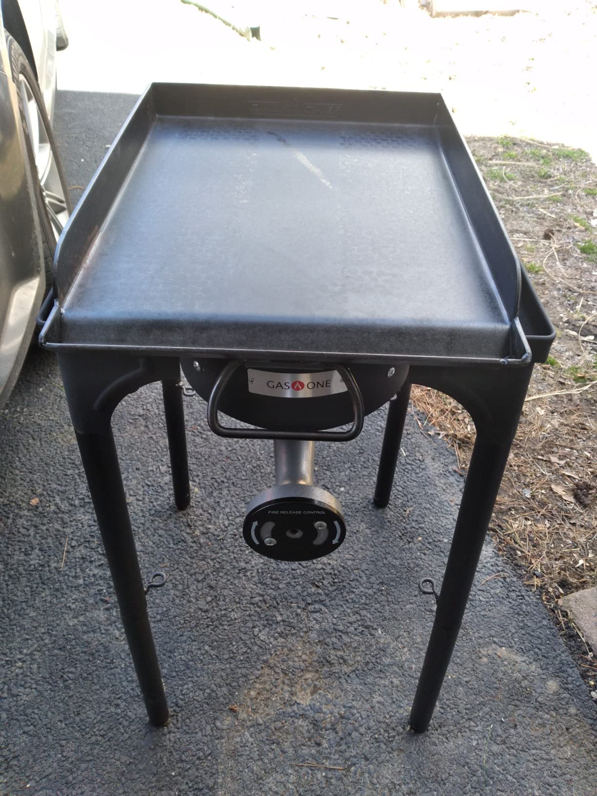 Camp Chef Single Burner Griddle | 16 Inch, Covers One Burner, Pre-Seasoned Flat Top, Even Heat System customer photo 2