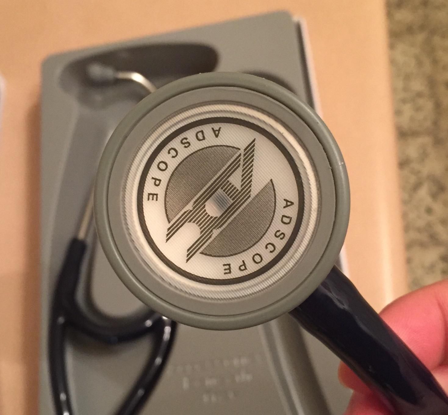 ADC Adscope 600 Premium Cardiology Stethoscope, AFD Tunable Technology | Exceptional styling with unsurpassed acoustics in a single-sided design. Ideal for cardiologists and respiratory therapists customer photo 1