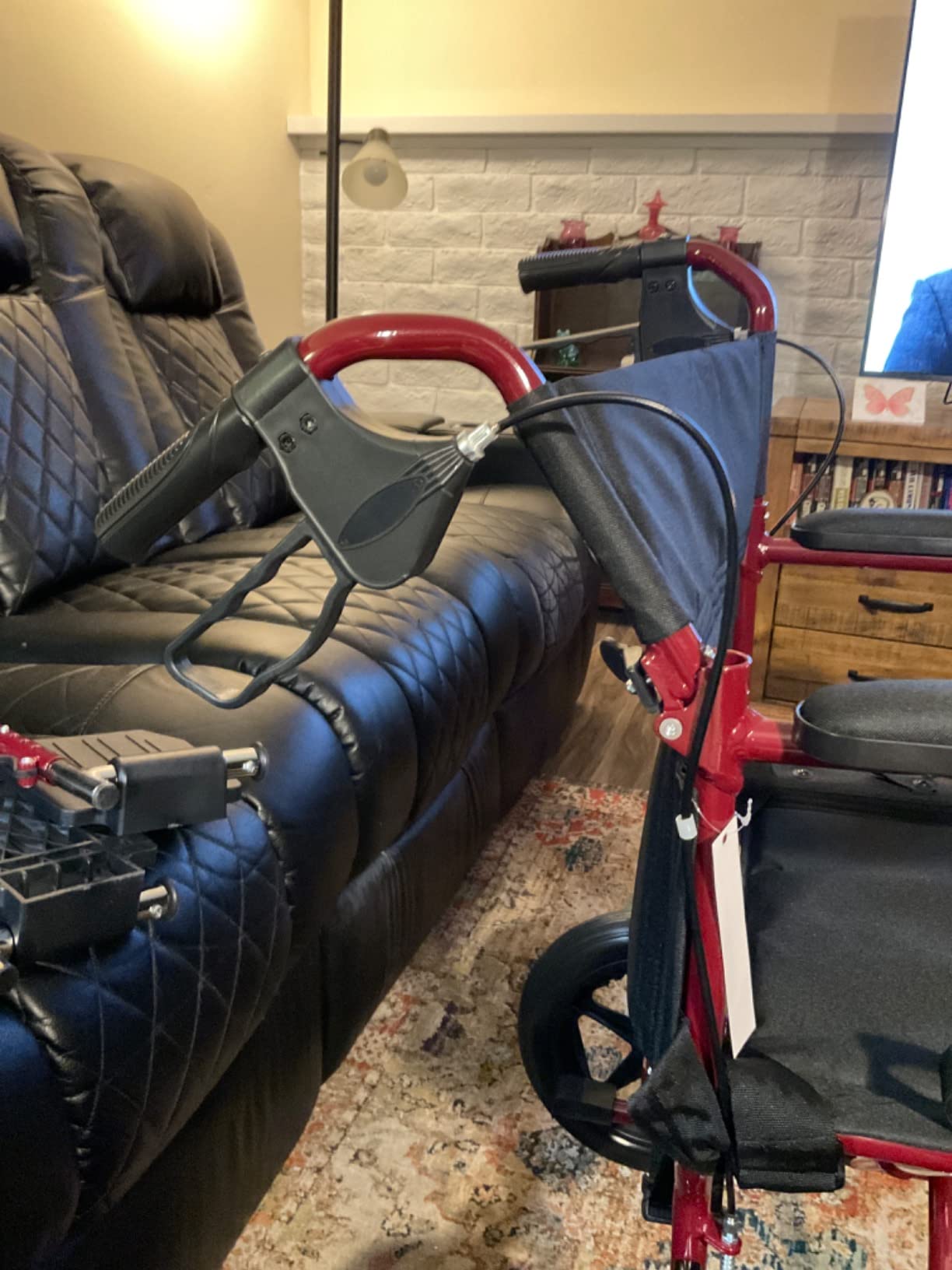 Karman 23 lbs Transport Wheelchair with Companion Brakes customer photo 2