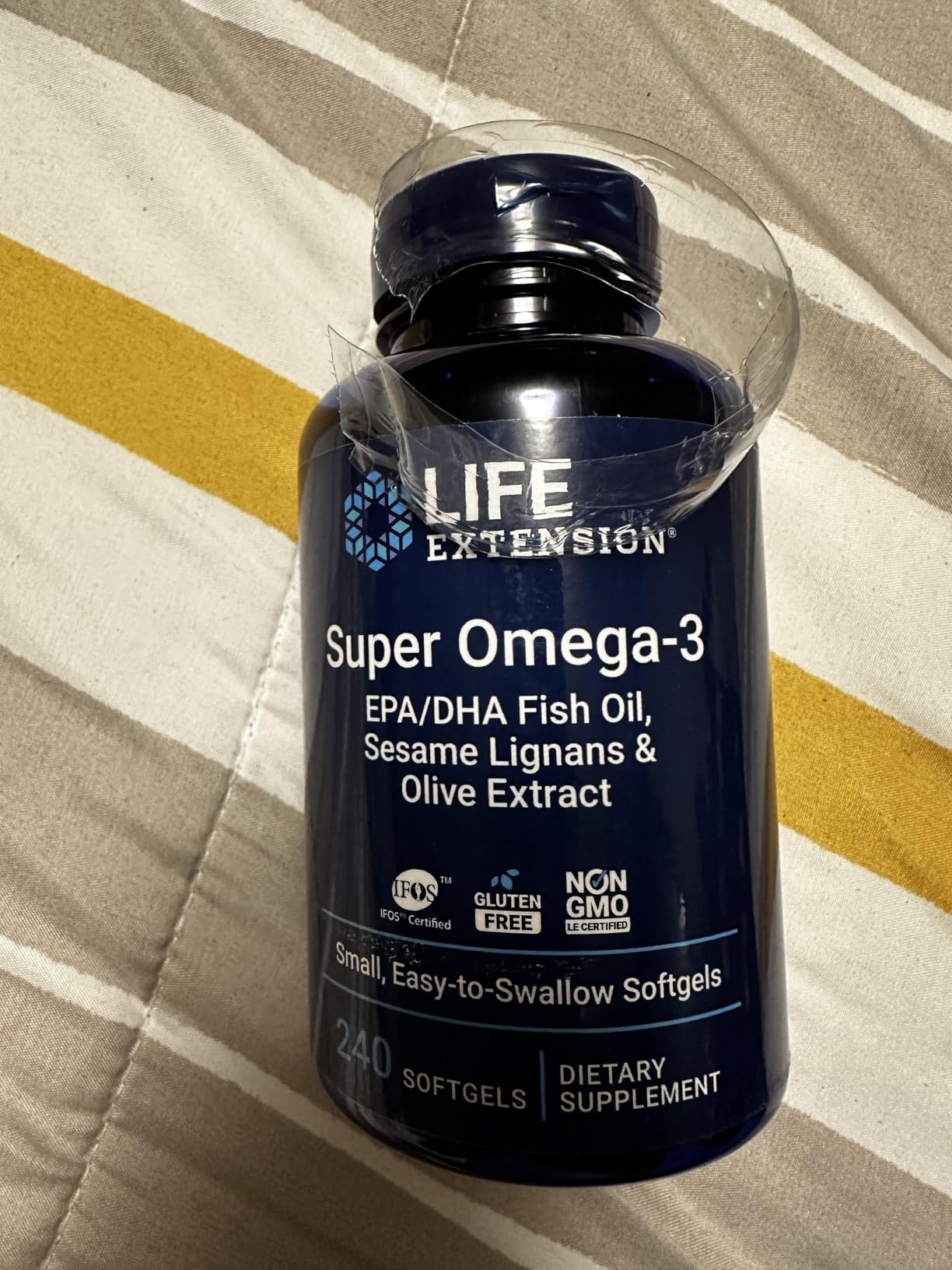 Life Extension Super Omega-3 EPA/DHA Fish Oil, Sesame Lignans & Olive Extract - Heart Health, Brain Health, Inflammation Health Support, Gluten-Free, Easy to Swallow, Non-GMO, 240 Softgels customer photo 1