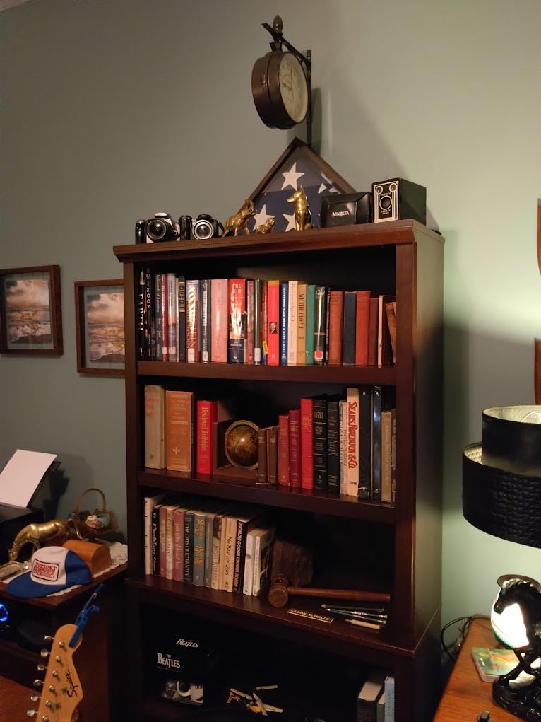 Sauder Miscellaneous Storage 5-Shelf Bookcase/Book Shelf, Select Cherry finish customer photo 2