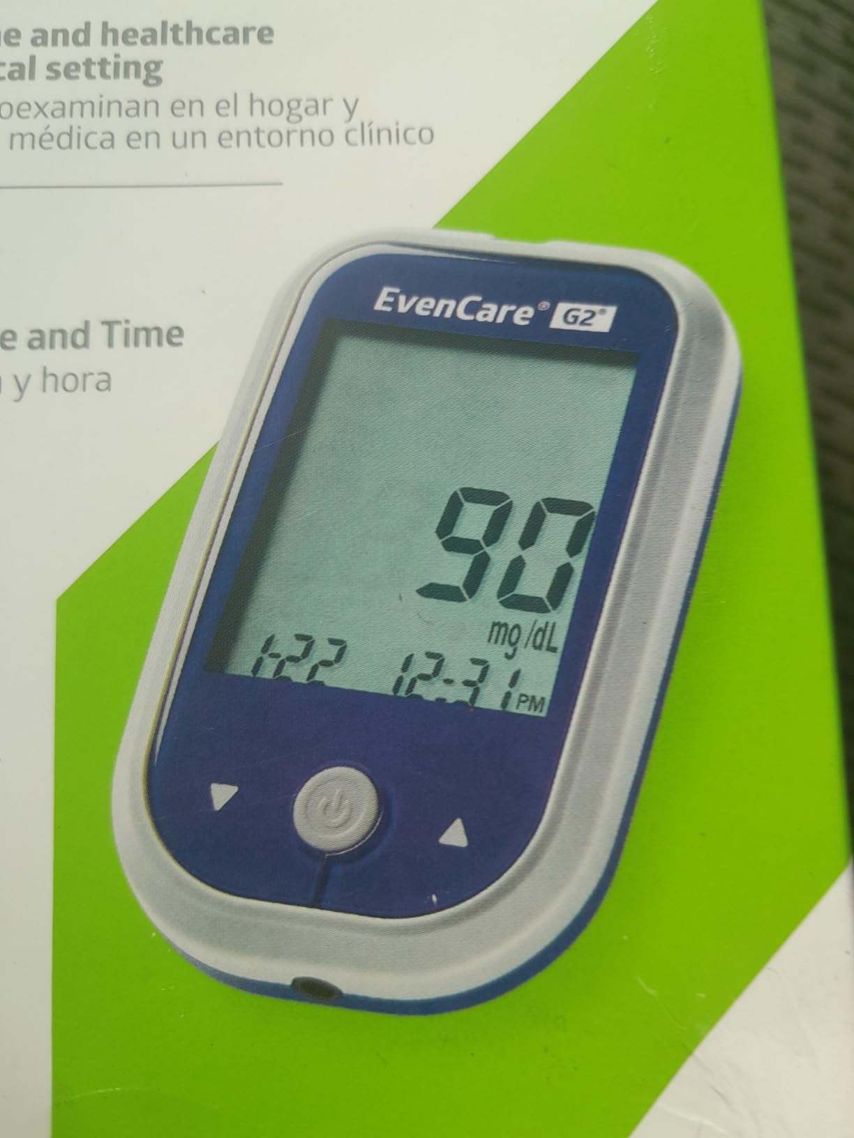 Medline EvenCare G2 Blood Glucose Monitoring Meter, Self-Testing Diabetic Care, 6 Sec Results, Batteries, Guide, Carrying Case, Logbook, Voice Assistance customer photo 2