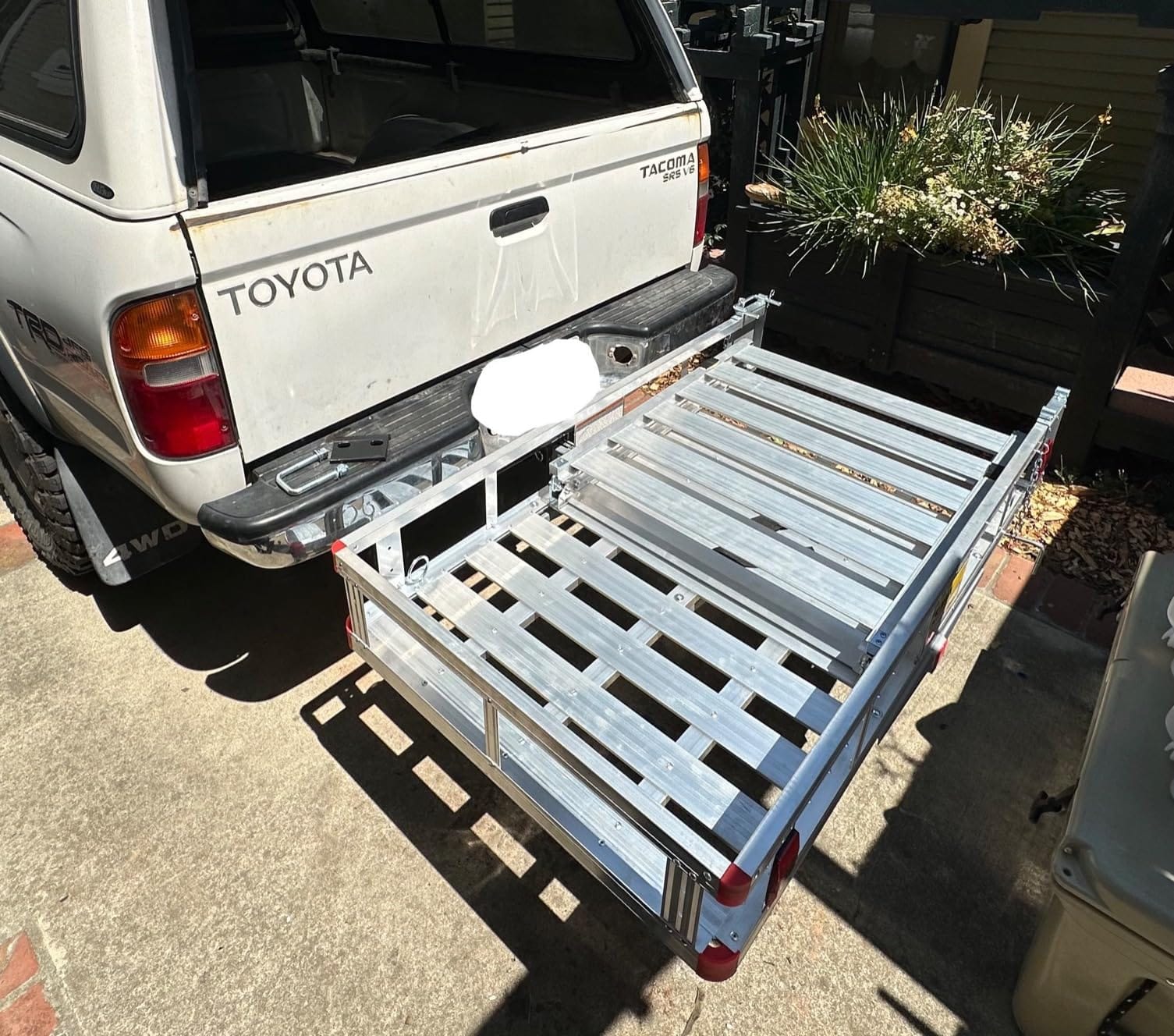 MaxxHaul 70275 Aluminum Hitch Mount Wheelchair/Mobility Carrier - 53.5