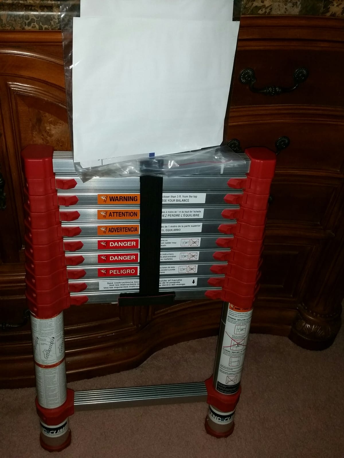 Xtend & Climb 785P+ Telescopic Ladder (15.5 FT - 250 LBS) | Pro Series customer photo 1