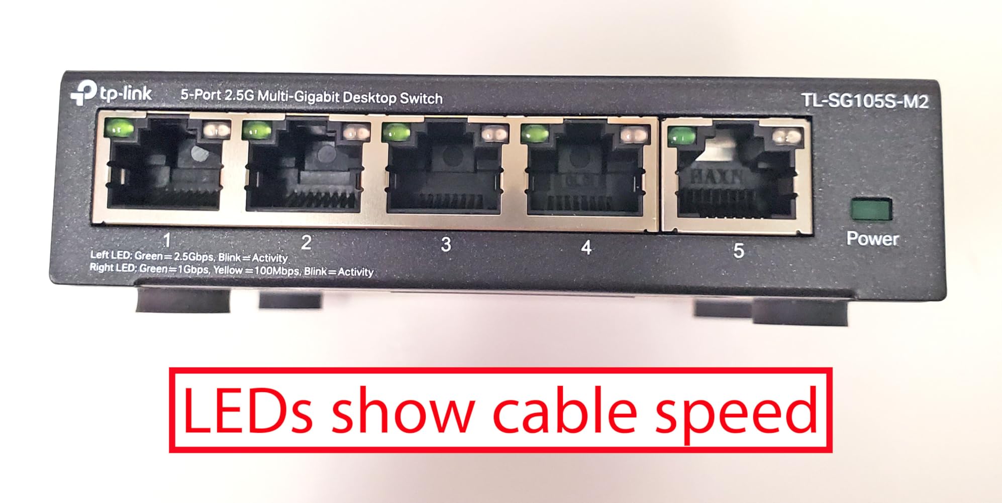 TP-Link TL-SG105, 5 Port Gigabit Unmanaged Ethernet Switch, Network Hub, Ethernet Splitter, Plug & Play, Fanless Metal Design, Shielded Ports, Traffic Optimization customer photo 2