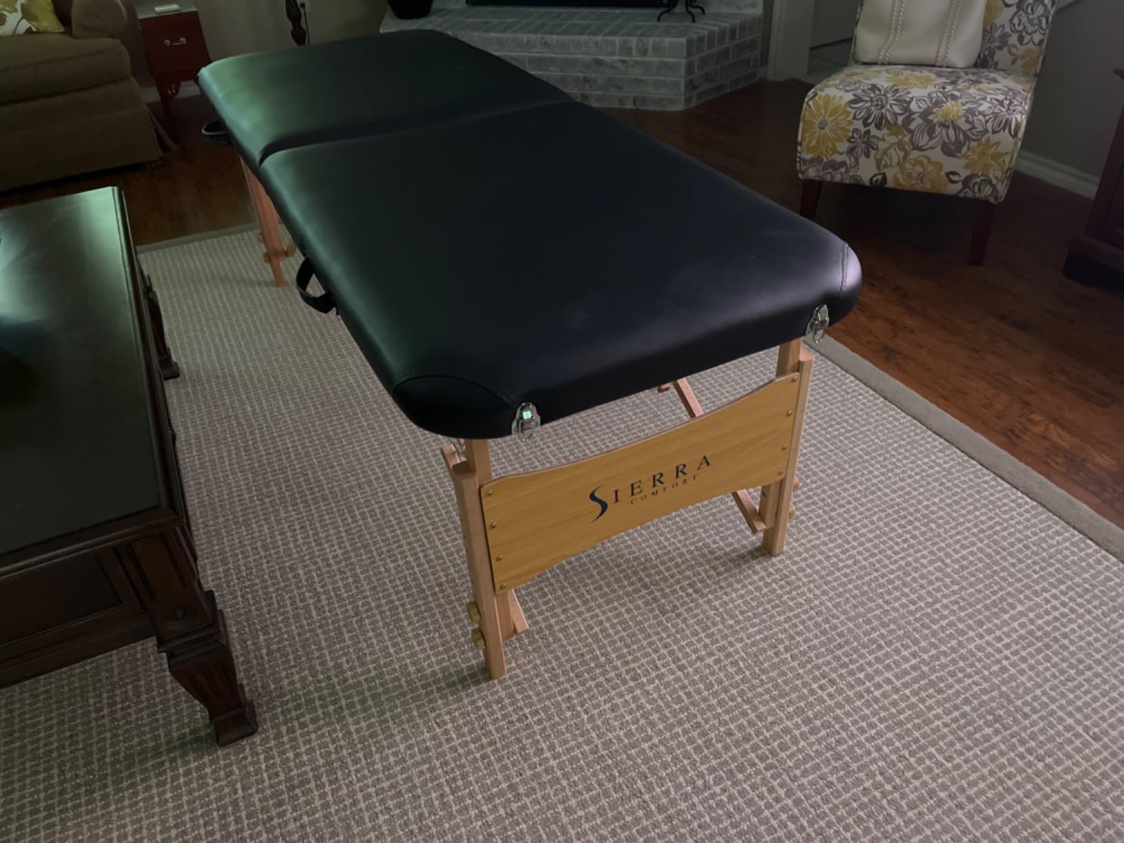 Sierra Comfort Basic Portable Massage Table, Black customer photo 1