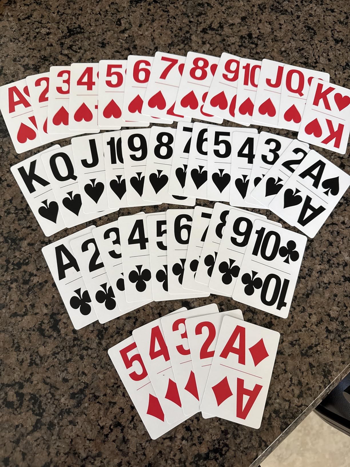 Bicycle Large Print Bridge Size Playing Cards Easy-to-Read for Seniors | Large easy-to-read letters and suits, Air Cushion Finish, Classic Rider Back design, Made in USA, Bridge size customer photo 2