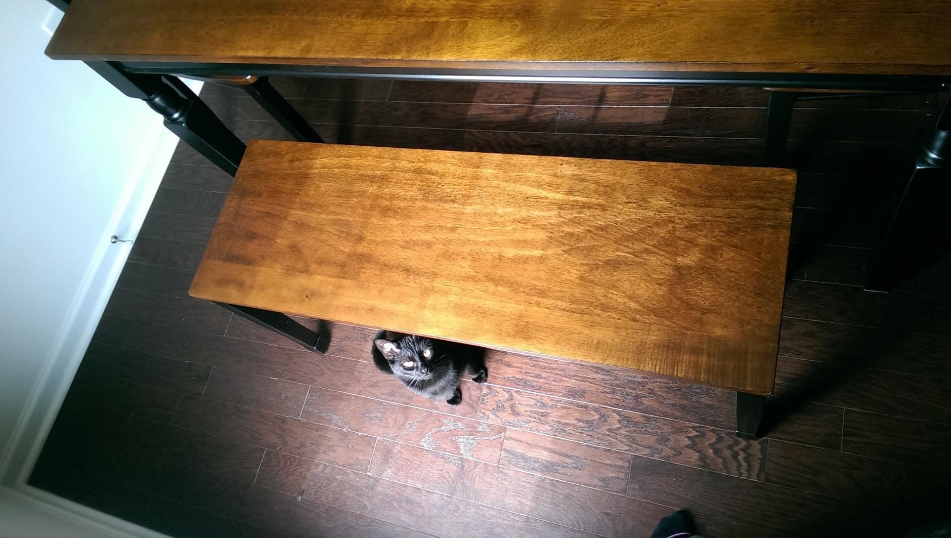 Signature Design by Ashley Whitesburg Cottage Rectangular Dining Bench, Brown & Antique White customer photo 2