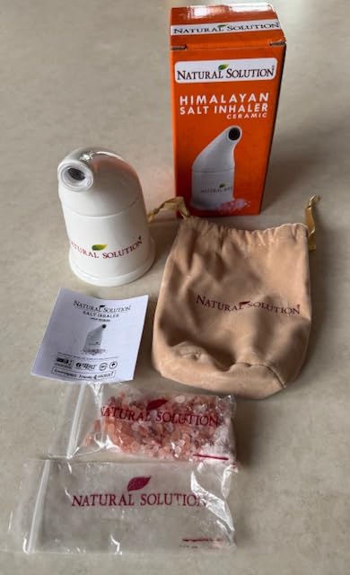 Natural Solution Ceramic Pink Salt Inhaler for Allergy and Asthma Relief customer photo 1