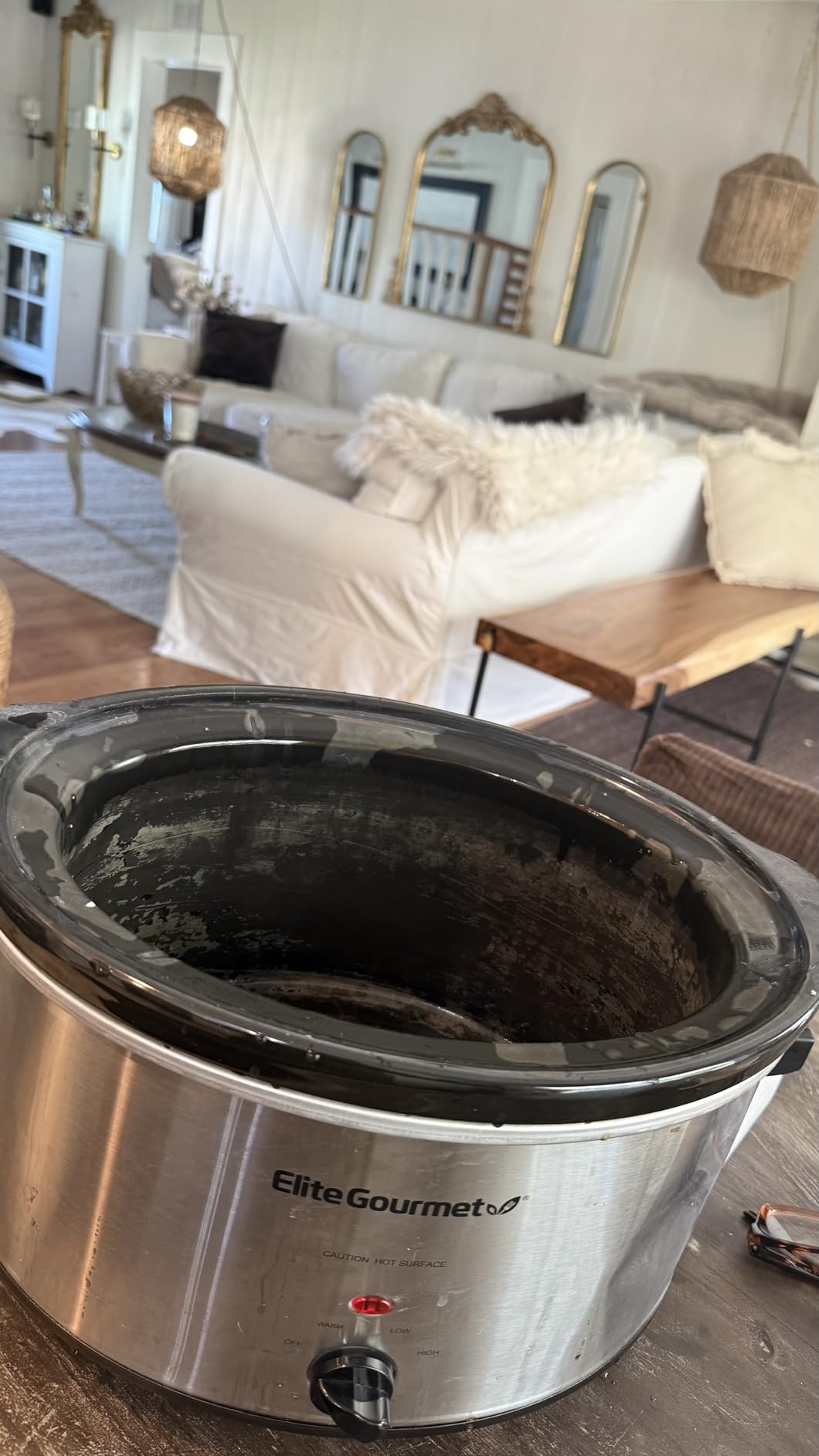 Elite Gourmet Stainless Steel Slow Cooker, Dishwasher-Safe with Tempered Glass Lid, Cool-Touch Handles, Removable Stoneware Pot, 8.5 Quart (MST-900V) customer photo 2