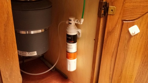 InSinkErator Instant Hot Water Tank with Filters F-1000S Filtration, 2/3 Gallon Stainless Steel Tank, HWT-F1000S customer photo 2