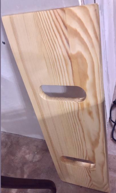 DMI Transfer Board and Slide Board made of Heavy-Duty Wood for Patient,Senior and Handicap Move Assist and Slide Transfers,FSA and HSA Eligible,Holds up to 735 Pounds,2 Cut Out Handle,32 x 10 x 1 customer photo 2
