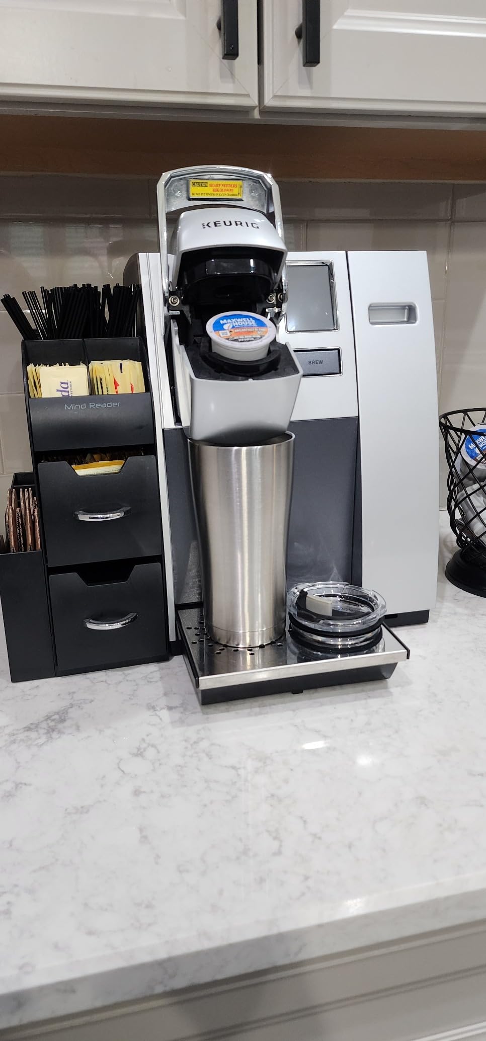 Keurig K155 Office Pro Single Cup Commercial K-Cup Pod Coffee Maker, Silver customer photo 2