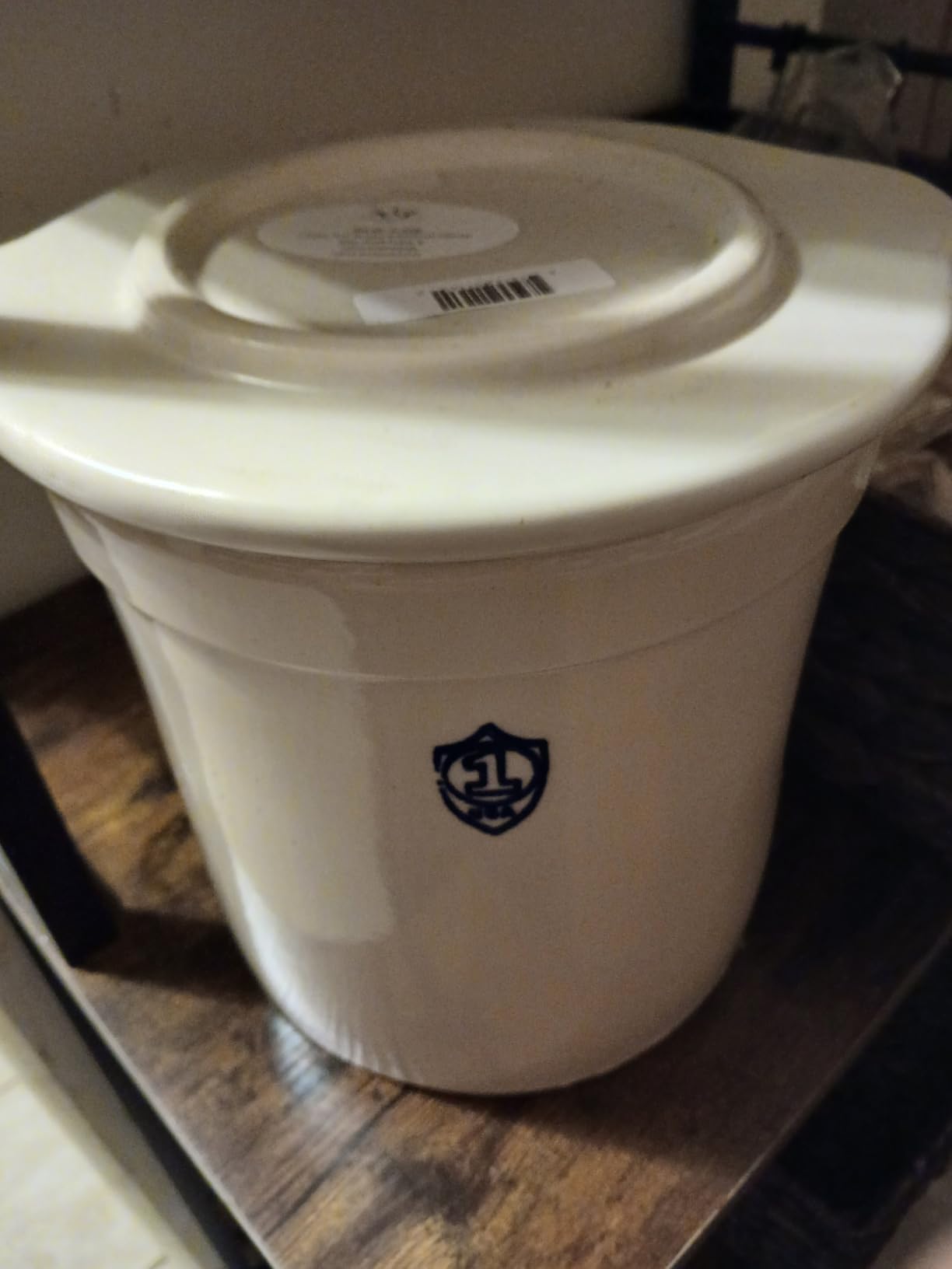 1-Gallon Stoneware Pickling Crock Complete Kit customer photo 2