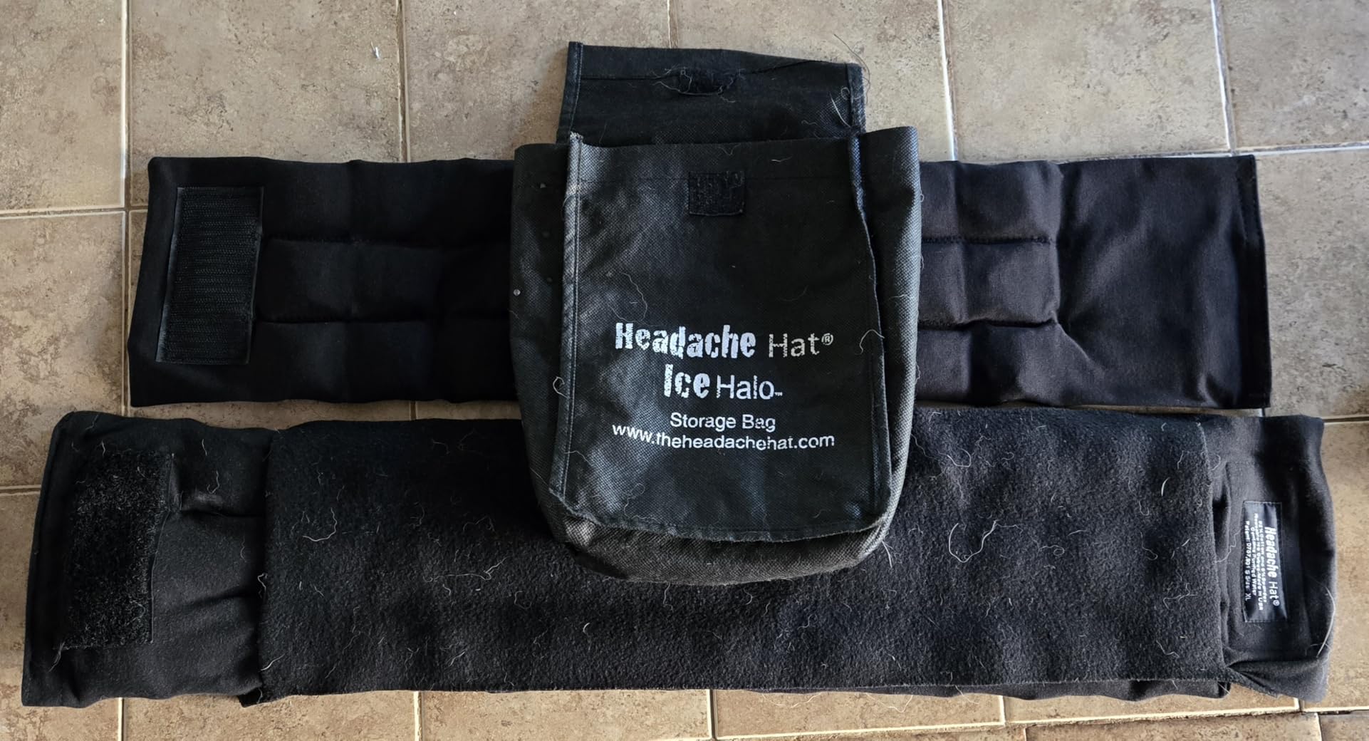 Headache Hat Halo - Migraine Relief Cap Long Lasting Cooling Ice Pack Mask - Cold Compress Head Wrap for Tension, Stress & Hangover Natural Cooling Therapy | Cold Compress Head Wrap for Tension, Stress & Hangover Natural Cooling Therapy Great Birthday Gift for Mom or Her customer photo 1