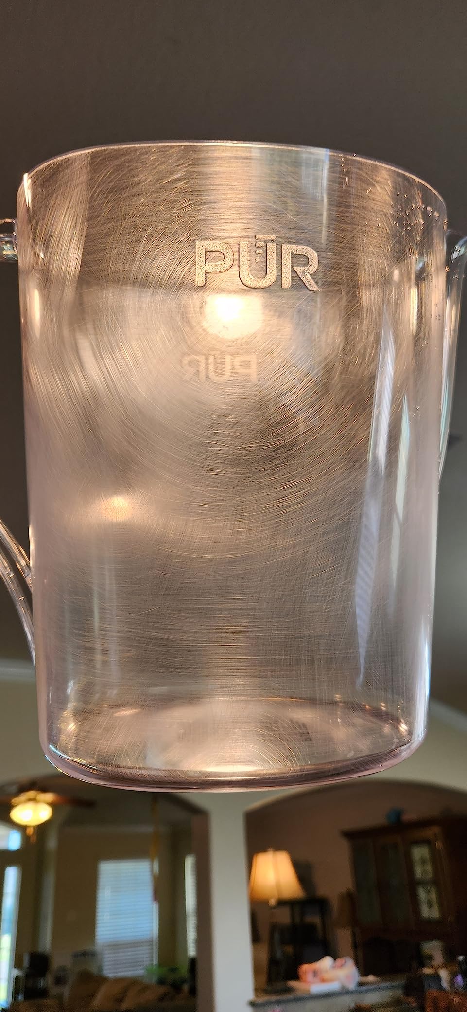 PUR 11-Cup Water Pitcher, 1 Filter, Cleaner, Great-Tasting Water, Dishwasher Safe, Powerful Filtration, Filter Change Light Indicator, LockFit Cap Design, White customer photo 2