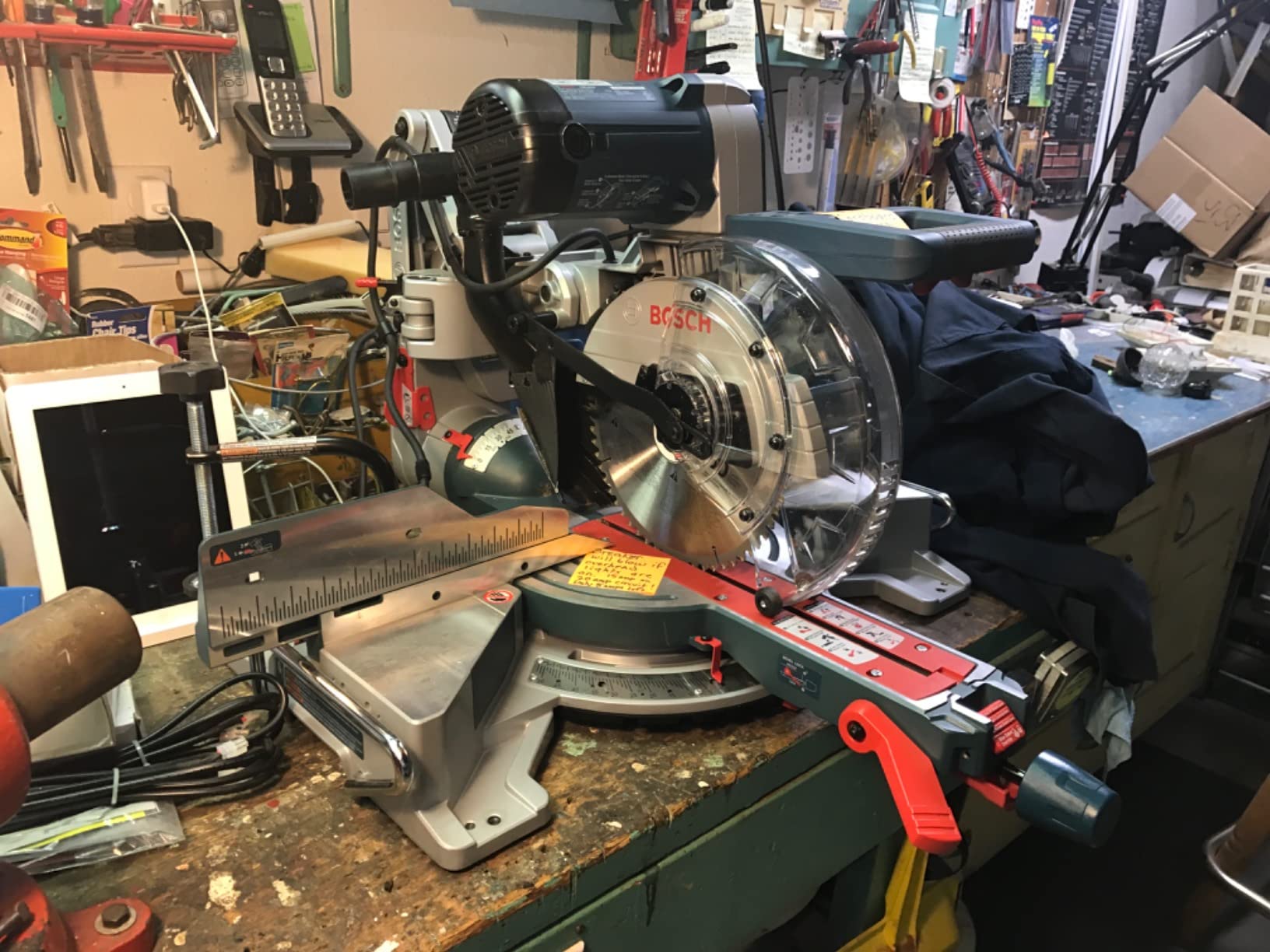 BOSCH 15.0 Amp CM10GD 10 In. Dual-Bevel Glide Miter Saw for Woodworking customer photo 2