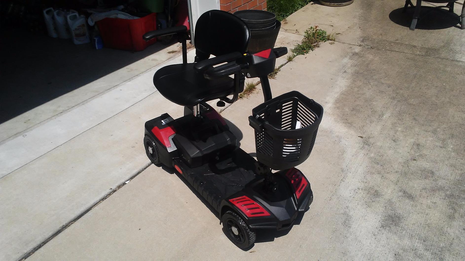Drive Medical Scout Compact Travel Power Scooter, 4 Wheel Design | Compact Travel Power Scooter Offers Lightweight, 4 Wheel Design for Convenient On-the-Go Daily Mobility customer photo 2