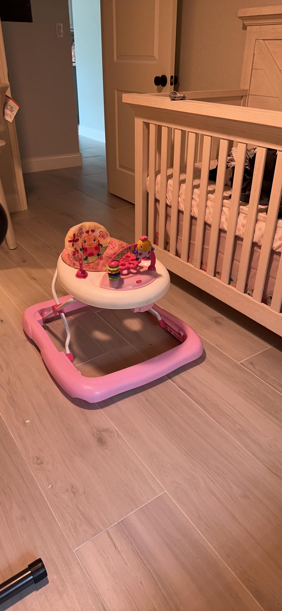 Bright Starts JuneBerry Walk-A-Bout Baby Walker and Entertainer, with Easy Fold Frame for Storage, Ages 6 Months + customer photo 1