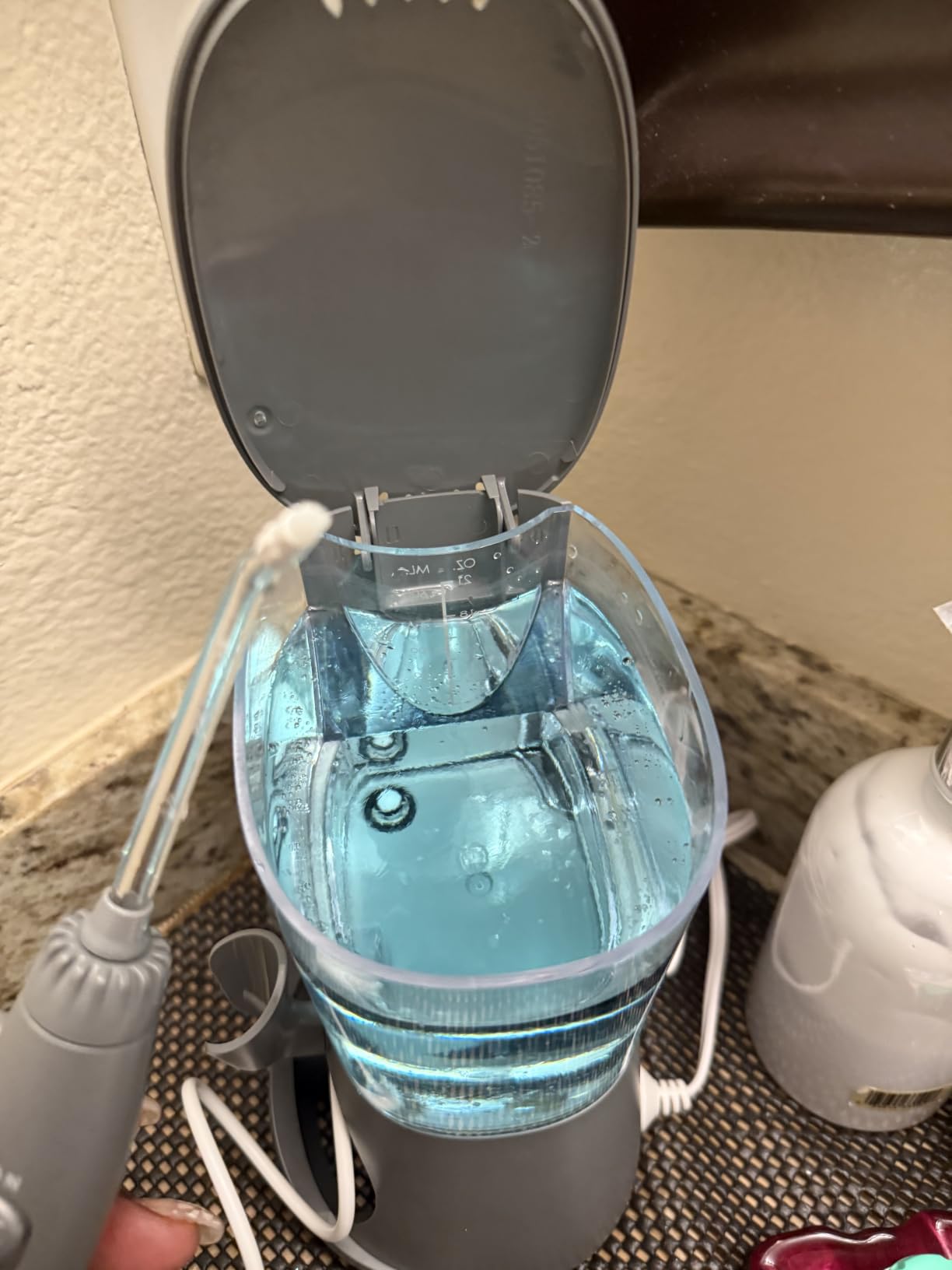 Waterpik Aquarius Water Flosser For Teeth Cleaning, Gums, Braces, Dental Care, Electric Power With 10 Settings, 7 Tips For Multiple Users And Needs, ADA Accepted, White WP-660, Packaging May Vary customer photo 2