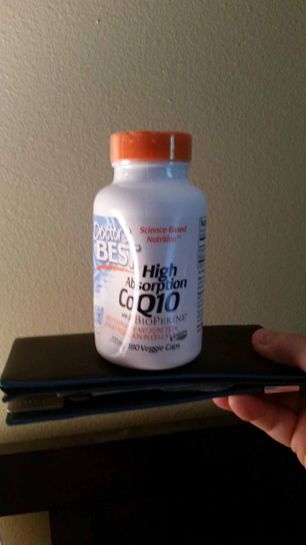 Doctor's Best High Absorption CoQ10 200mg with BioPerine Supplement, 180 Veg Capsules customer photo 1