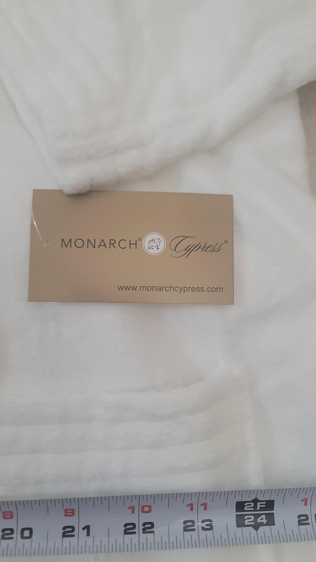 Marriott Terry Velour Bathrobe - Luxury 100% Cotton Hotel Spa Robe - Plush, Absorbent, Machine Washable - Shawl Collar, One Size customer photo 1