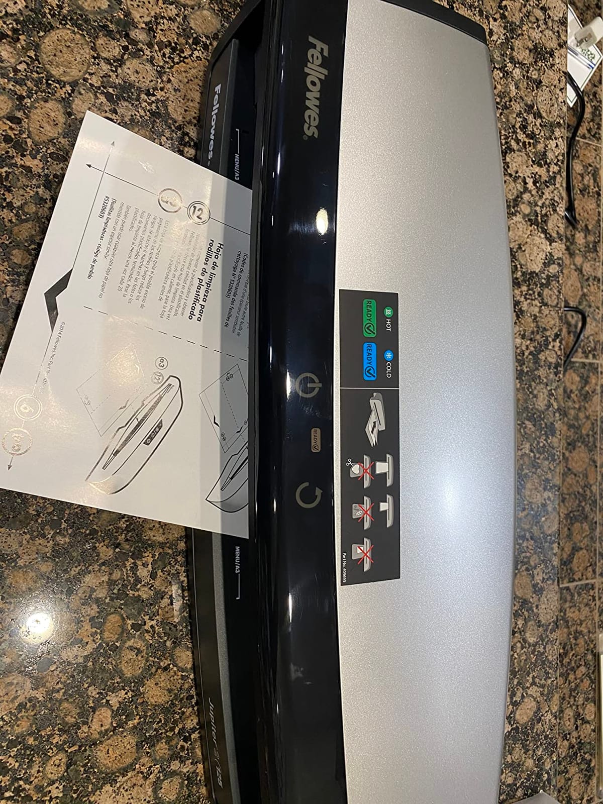 Fellowes Jupiter 2 125 Thermal Laminator w/AutoSense, Laminates 47