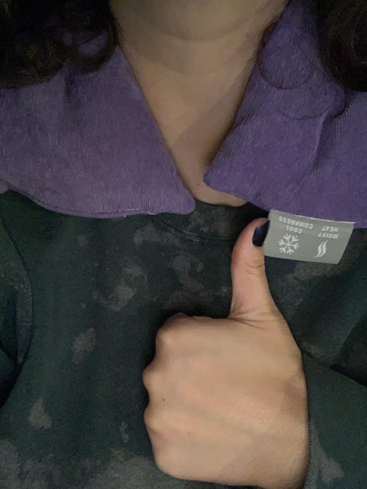 Bed Buddy Heated Aromatherapy Neck Wrap, Lavender Scented - Microwavable Hot & Cold Therapy for Sore Muscles, Stress Relief, and Relaxation - Soft Plush Fabric with Lavender customer photo 1